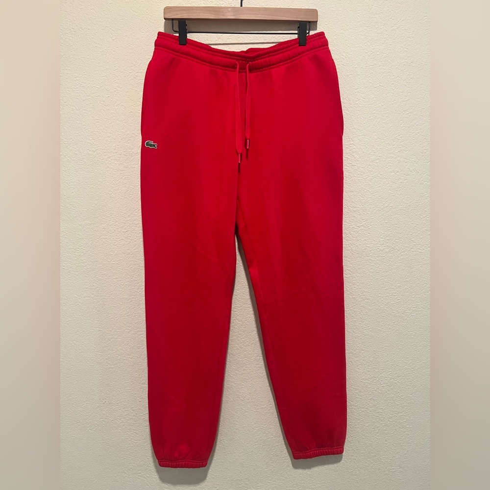 Lacoste Men's Red Sweatpants